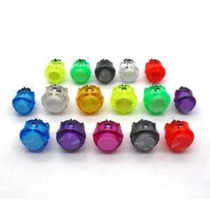 10pcs Arcade 1up Game Transparent Push Button Street Fight stick Game Cabinet - Picture 1 of 12