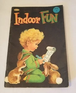 1965 Whitman Coloring Book INDOOR FUN - Used - Picture 1 of 5