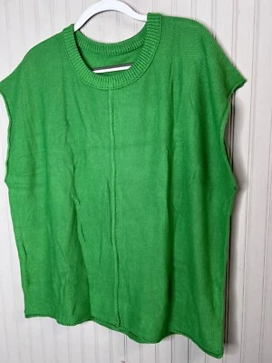Boutique женщин свитер 4 X Kelly зеленый простой пуловер хлопок эластичной карьера новый - Изображение 1 из 4