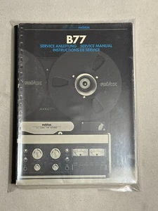 Studer Revox B77 Serviceanleitung Service Manual ORIGINAL     NO COPY - Bild 1 von 3