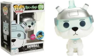 Funko Pop SNOWBALL FLOCKED LACC LA Comic Con Exclusive RiCK AND MORTY 178 NEW - Picture 1 of 7