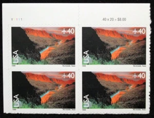 US AIRMAIL #C137 Plate Block of 4 MNH, 80¢ Mount McKinley Perfect!!! - Picture 1 of 1