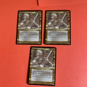 Barktooth Warbeard Legends M-LP Uncommon MAGIC GATHERING CARD X3 - Picture 1 of 5