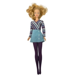 Muñeca Barbie vintage 1999 y accesorios pana genial chic púrpura y azul - Imagen 1 de 13
