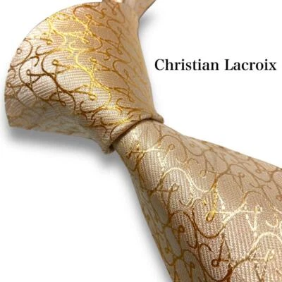 Christian Lacroix Paris Genuine Luxury Necktie Tie Mens ALL SILK Multicolor #83 - Image 1 of 4