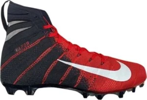 Nike Vapor Untouchable 3 Elite Flyknit Silver White Black Red Football Cleats - Picture 1 of 14