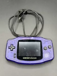 Nintendo Game Boy Advance Custom Purple IPS Backlit Handheld System - Works - Picture 1 of 8