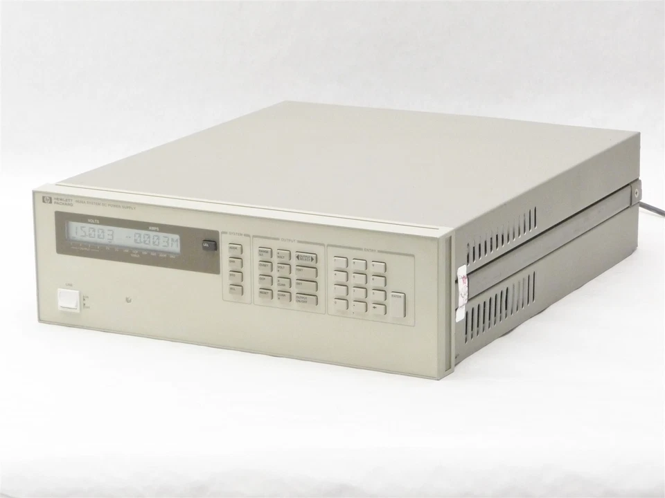 HP AGILENT 6626A PRECISION QUAD OUTPUT DC POWER SUPPLY 2*7V 0.015A 2*16V 0.2A - Image 1 of 4