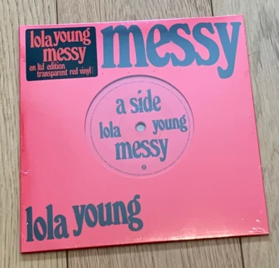 Lola Young Messy Limited 7' 45RPM Transparent Red Vinyl Sealed MINT