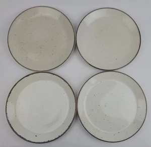 4 Vintage J&G Meakin England Lifestyle braun gesprenkelt 10" Essteller Posten - Bild 1 von 7