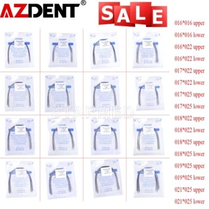 AZDENT Dental Orthodontic Stainless Steel Arch Wires Rectangular Natural Form - Picture 1 of 11