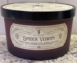 Dw Home Candle Spider Venom Wicks Apothecary  Large Candle 3 Wick Halloween