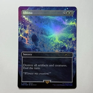 MTG Ultima Foil Final Fantasy Promo Standard Showdown English NM Tracked Post - Picture 1 of 5