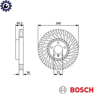 2x BRAKE DISC 0 986 479 W20 FOR BMW 34 11 6 785 670 34 11 6 898 730 - Picture 1 of 8