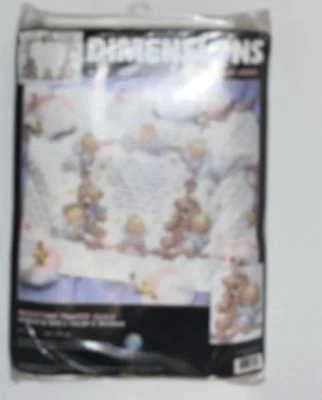 Dimensions Nighttime Prayer Stamped Cross Stitch Quilt Kit 43” X 34” #3194 - Image 1 of 4
