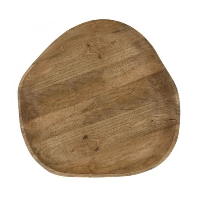 Serviertablett natur D. 40cm aus Mango Holz Bastion Collections WA - Bild 1 von 3