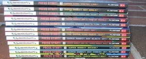 lot: 12 "PRESS START!" (Thomas Flintham) vols. 1-7,9-13 paperback books - Bild 1 von 3