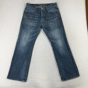 American Eagle Jeans Mens 32x30 (Fits 32x28) Blue Denim Original Boot Western - Picture 1 of 9