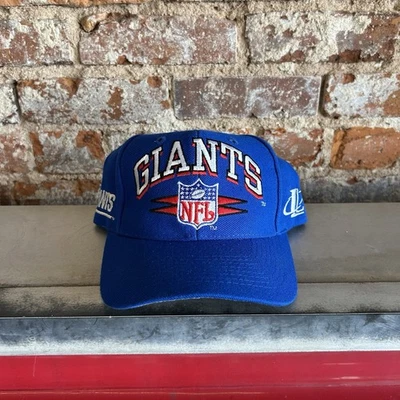 复古 90 年代标志运动钻石纽约巨人队平沿帽 - 蓝色 — 第 1/4 张图片