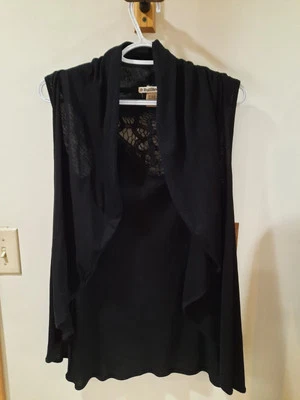 Cárdigan tejido ligero sin mangas pequeño RuffHewn Foto 1 de 4