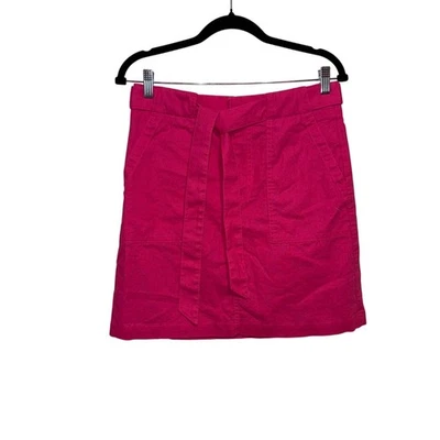 Falda lápiz rosa con cinturón talla 6 J.Crew para mujer Foto 1 de 4