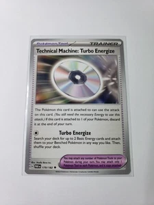 Pokemon Technical Machine: Turbo Energize 179/182 Sv04: Paradox Rift Regular - Picture 1 of 4