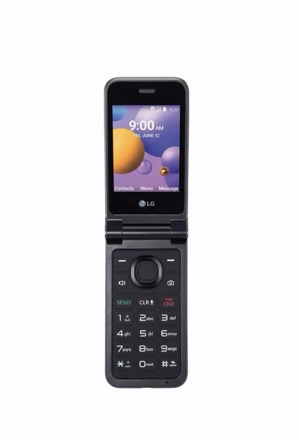 TracFone LG Classic Flip Phone L125DL 4G LTE, Cinza, 8GB - Imagem 1 de 4