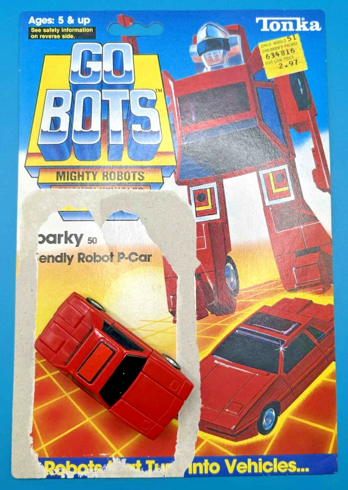 Винтажные Гоботы Sparky MRT-43 100% Полный 1984 Карточка Высококачественный - Изображение 1 из 3