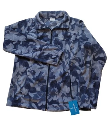 Columbia Sportswear Vellón Mujer XL Azul Multi Sawyer Rápidos Cremallera Completa Cuello Simulado Foto 1 de 4