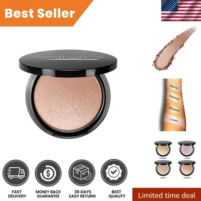 Resaltador Starlite - Polvo brillante compacto de oro rosa para brillo facial dinámico Foto 1 de 4