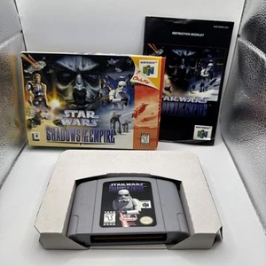Star Wars Shadows of the Empire 64 CIB ~ Complete Box Manual ~ Nintendo 64 N64 - Picture 1 of 16
