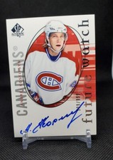 2005-06 SP Authentic Future Watch 599/999 Andrei Kostitsyn #213 Rookie Auto RC