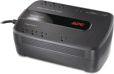 APC BE650G1 Back-UPS 650 VA 8-outlet 340 Joules, Color Black  - NEW - Image 1 of 4
