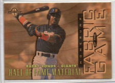 1997 Donruss Limited Fabric of the Game /250 BARRY BONDS, San Fransisco Giants
