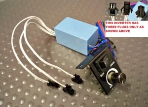 PT Cruiser Chevrolet Cavalier Ford Mustang EL Glow Gauges Power Inverter 3 Plugs - Picture 1 of 5