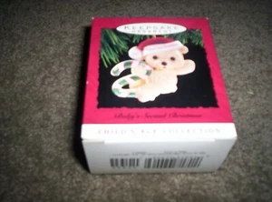 1993 Hallmark Keepsake Baby's Second 2nd Christmas Ornament - Picture 1 of 2