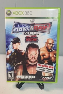 WWE SmackDown vs. Raw 2008 — Demo Disc Not For Sale (Xbox 360, 2007) Rare - Image 1 of 3