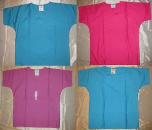 Landau Unisex Reversible Scrub Top V neck Top Pocket Style 7502 Size Small - Picture 1 of 14