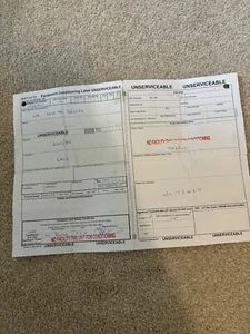 Military Seiko Gen 1 RAF Chronograph Service Label History - Picture 1 of 2