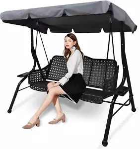 Patio Swing Chair Canopy ,3 Seat Outdoor Porch Swing Seat Canopy Cover,waterproo - Picture 1 of 6