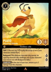 Pluto - Determined Defender (017) Into the Inklands Disney Lorcana - Picture 1 of 1