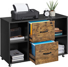 Filing Cabinet Lateral File Cabinet With 2 Drawer And 4 Open Compartments For Le