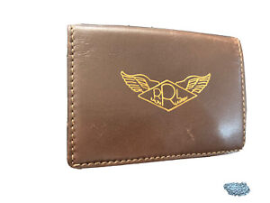 NEW Ralph Lauren RRL Brown Leather Card Holder