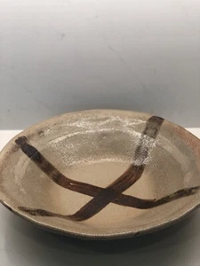 Large Ceramic Bowl Studio Pottery Shino Glaze  - Picture 1 of 10
