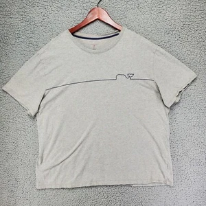 Vineyard Vines Whale T-Shirt Herren XL grau Baumwolle Rundhals - Bild 1 von 8