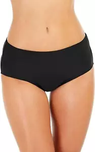 Calvin Klein 283875 Black Tummy Control Lined Full Coverage Bikini Bottom, Sz M - Picture 1 of 2