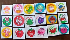 Trend Scratch & Sniff Stickers Retro 80s Reproduction Choose- Various Designs - Picture 1 of 40