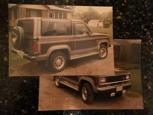 Ford Bronco Photo Car Vintage Automobile Lot Two 2 SUV Photos 1987 - Picture 1 of 8