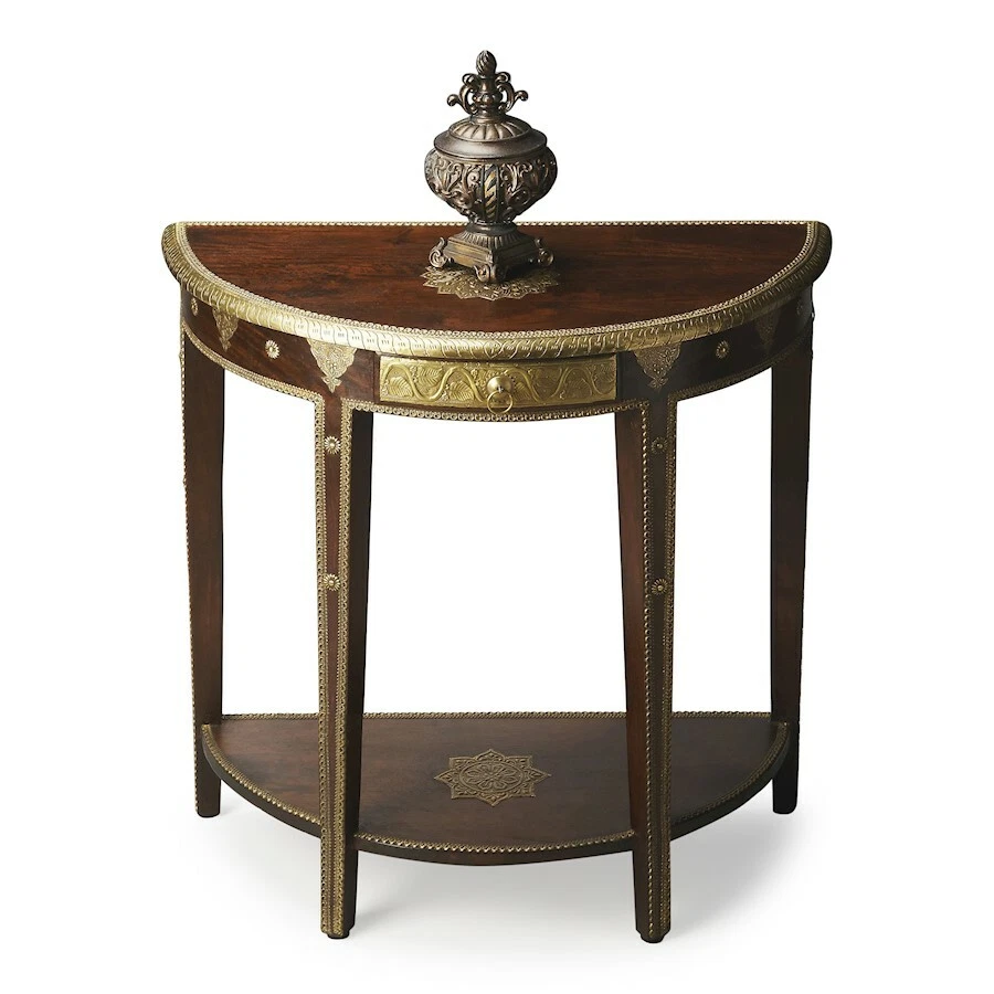 Butler Demilune Console Table, Artifacts - 2054290 - Image 1 of 1