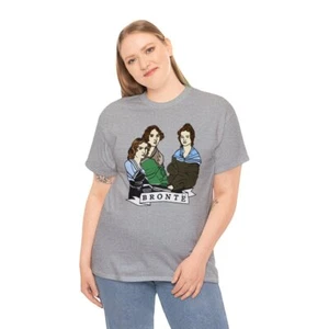 Brontë Sisters | Unisex | Algodón pesado | Camiseta | Literatura | Libros - Imagen 1 de 26